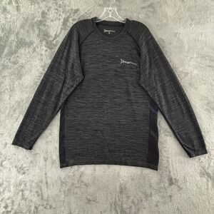 Orangetheory Fitness XL Long‎ Sleeve Gray Heather Athletic Training Shirt Mens